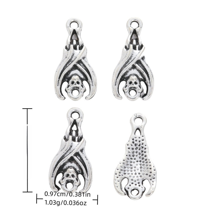 Retro Alloy Bat Pendant Charm For DIY Jewelry Accessories And Necklace Bracelet Making