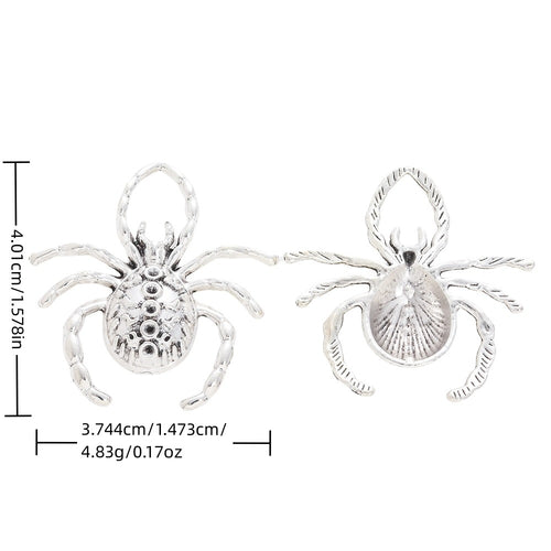 Vintage Alloy Spider Pendant Charm For DIY Jewelry Accessories And Necklace Making