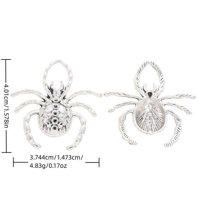 Vintage Alloy Spider Pendant Charm For DIY Jewelry Accessories And Necklace Making