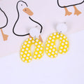 Dopamine Cherry Butterfly Heart Flower Acrylic Drop Dangle Sweet Summer Fashion Earrings view 2