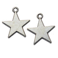 Zinc Alloy Five Point Star Charm Pendant No.606649 for DIY Necklace Bracelet Jewelry Making view 4