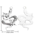 Antique Silver Zinc Alloy Snake Flower Charm Pendant for DIY Necklace Bracelet Jewelry Making view 1
