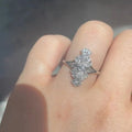 Luxury Crown Ring French British Vintage Textured Statement Finger Ring For Elegant Women view 3