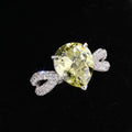 Pear Shaped Water Drop Statement Ring For Women Elegant Unique Fashion Jewelry view 2