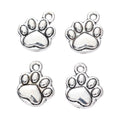 Vintage Alloy Dog Paw Pendant DIY Jewelry Accessories Paw Charm For Necklace Making view 2
