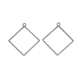 Zinc Alloy Diamond Frame Charm Pendant for DIY Necklace Bracelet Jewelry Making view 4