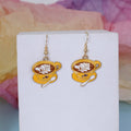 Creative Enamel Coffee Cup Alloy Drop Dangle Earrings For Women Cute Minimal Summer Fashion Earrings view 2