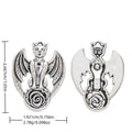 Antique Silver Zinc Alloy Bat Charm Pendant No.605618 for DIY Necklace Bracelet Jewelry Making view 1