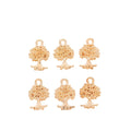 Zinc Alloy Tree Charm Pendant No.260571 for DIY Necklace Bracelet Jewelry Making view 4