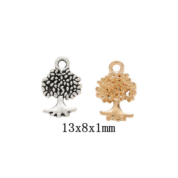 Zinc Alloy Tree Charm Pendant No.260571 for DIY Necklace Bracelet Jewelry Making