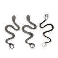 Zinc Alloy Snake Charm Pendant No.745158 for DIY Necklace Bracelet Jewelry Making view 3