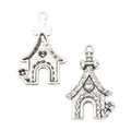 Zinc Alloy Dog House Charm Pendant for DIY Necklace Bracelet Jewelry Making view 3