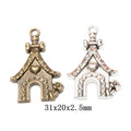 Zinc Alloy Dog House Charm Pendant for DIY Necklace Bracelet Jewelry Making view 1