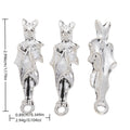 Antique Silver Zinc Alloy Bat Charm Pendant No.088798 for DIY Necklace Bracelet Jewelry Making view 1