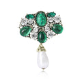 Alloy Rhinestone Baroque Brooch Pin For Women's Fashion Clothing Decoration view 5