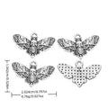 Antique Silver Zinc Alloy Butterfly Charm Pendant No.141352 for DIY Necklace Bracelet Jewelry Making view 1
