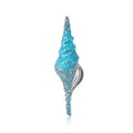 Enamel Alloy Rhinestone Conch Brooch For Cardigan And Suit Decoration view 5