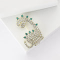 Alloy Rhinestone Dinosaur Brooch For Creative Unisex Apparel Decoration view 2