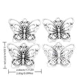 DIY Jewelry Accessories Vintage Alloy Butterfly Pendant For Handmade Necklaces And Charms view 1
