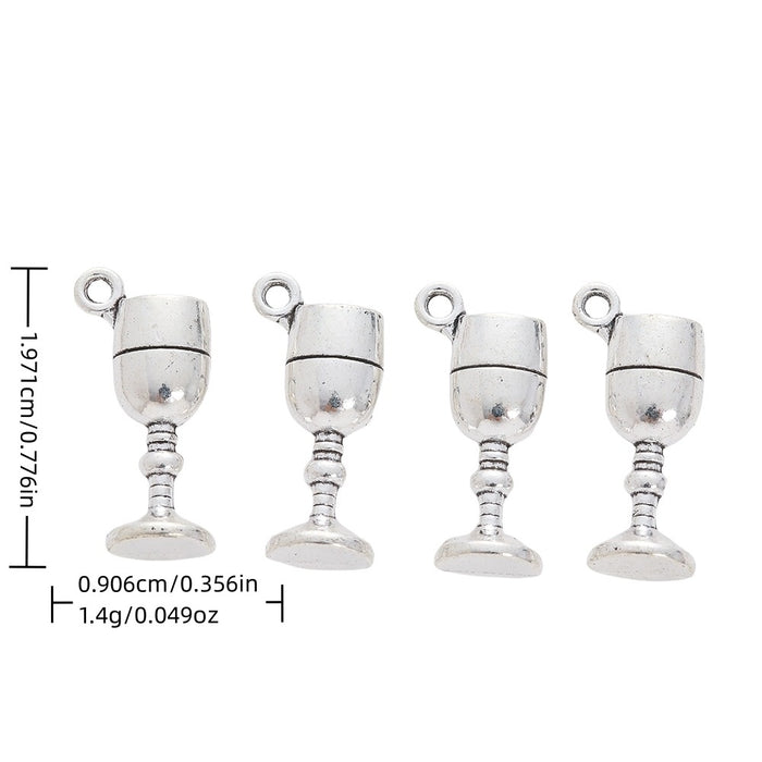 Antique Silver Zinc Alloy Charm Pendant No.487423 for DIY Necklace Bracelet Jewelry Making