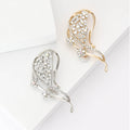 Alloy Rhinestone Flower Brooch Pin For Women’s Suits And Shawls view 1