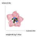Alloy Enamel Flower Brooch Pin For Women’s Shirts And Suits view 4
