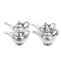 Antique Silver Zinc Alloy Teapot Charm Pendant for DIY Necklace Bracelet Jewelry Making view 2
