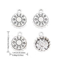Antique Silver Zinc Alloy Bottle Cap Charm Pendant for DIY Necklace Bracelet Jewelry Making view 1