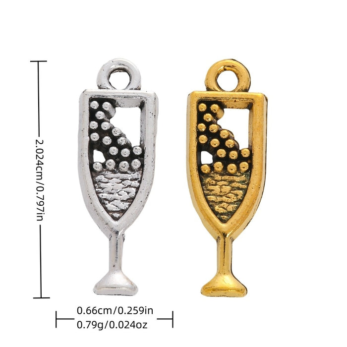 Zinc Alloy Charm Pendant No.740586 for DIY Necklace Bracelet Jewelry Making