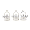 Antique Silver Zinc Alloy Teapot Charm Pendant No.664839 for DIY Necklace Bracelet Jewelry Making view 2