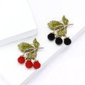 Alloy Enamel Blackberry Brooch For Women's Suits And Cardigans view 1