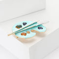 Alloy Enamel Paintbrush Palette Brooch For Artist Suit Lapel Decor view 3