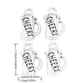 Antique Silver Zinc Alloy Beer Mug Charm Pendant for DIY Necklace Bracelet Jewelry Making view 1