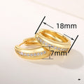 2024 French Water Drop Ear Cuff U Shaped Earrings, Korean Minimalist Classic Jewelry view 4