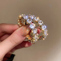 Korean Dongdaemun Vintage Hoop Earrings, European American Luxury Geometric Ear Cuff Earrings view 1
