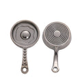 Zinc Alloy Frying Pan Egg Charm Pendant for DIY Necklace Bracelet Jewelry Making view 3