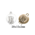 Zinc Alloy Plate Cutlery Charm Pendant for DIY Necklace Bracelet Jewelry Making view 1