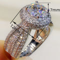 Luxury Classic Bridal Wedding Ring, Bold Elegant Statement Index Finger Ring For Women view 4