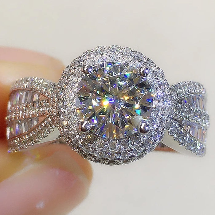 Luxury Classic Bridal Wedding Ring, Bold Elegant Statement Index Finger Ring For Women