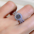Luxury Classic Bridal Wedding Ring, Bold Elegant Statement Index Finger Ring For Women view 3