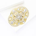 Alloy Rhinestone Palace Style Brooch Pin For Shawls And Suits view 3