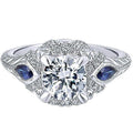 Vintage Palace Style Royal Noble Statement Ring, Elegant Geometric Index Finger Jewelry For Women view 2