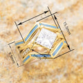 Bohemian Multi Layer Geometric Ring European American Fashion Statement Index Finger Ring For Women view 4