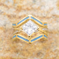 Bohemian Multi Layer Geometric Ring European American Fashion Statement Index Finger Ring For Women view 2