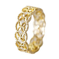 Vintage Geometric Pattern Ring French Palace Hollow Crown Flower Women's Finger Jewelry view 5