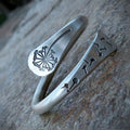 Bohemian Vintage Dandelion Open Ring For Women Adjustable Statement Hand Jewelry view 5