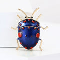 Alloy Enamel Stink Bug Brooch Simple Unisex Clothing Lapel Pin view 2
