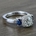 Vintage Inspired Geometric Ring For Women, Premium Fashion Finger Ring For Wedding Ceremony Props view 3