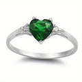Fashion Heart Ring For Women, Simple Versatile Personality Internet Style Jewelry Finger Ring view 8