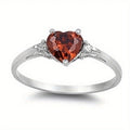Fashion Heart Ring For Women, Simple Versatile Personality Internet Style Jewelry Finger Ring view 9
